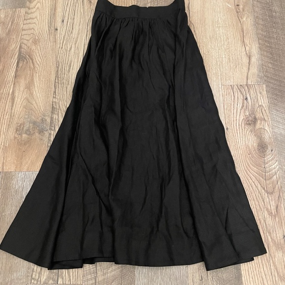 New With Defects- Needs Zipper, NWT Sezane Sophie Skirt Black Size 38/ US 6 - Picture 2 of 8